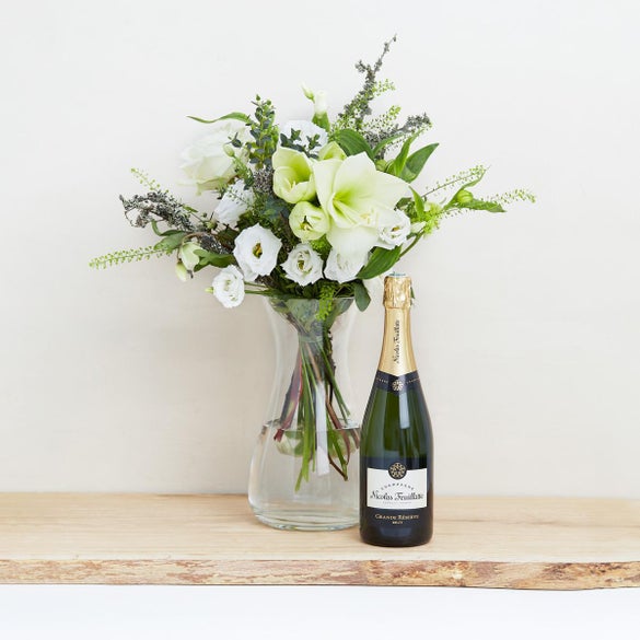 Den moderne hvide jul med Nicolas Feuillatte, Sélection Brut, Champagne